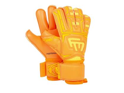 Pomarańczowe rękawice bramkarskie Football Masters Clima Orange Contact Grip RF
