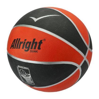 Pomarańczowo-czarna piłka do koszykówki Allright Dunk BBPALDN7