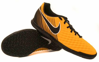 Pomarańczowo-czarne buty piłkarskie na halę Nike Magista Ola IC 844423-801 JR