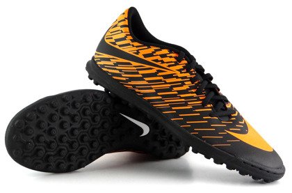 Pomarańczowo-czarne buty piłkarskie na orlik Nike Bravatax TF 844437-002