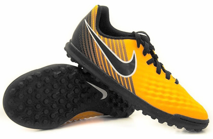 Pomarańczowo-czarne buty piłkarskie na orlik Nike Magista Ola TF 844416-801 JR