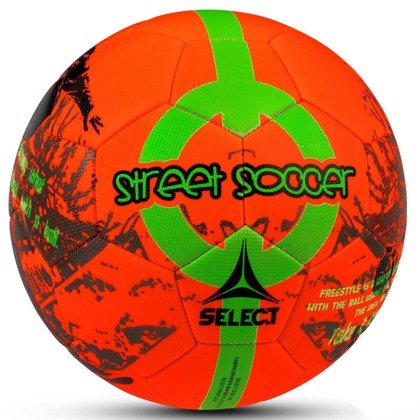 Pomarańczowo-zielona piłka nożna Select Street Soccer r4.5