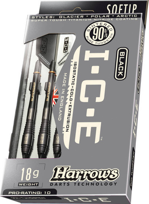 Rzutki Harrows Black ICE 90% wolfram Softip