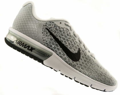 Szare buty sportowe Nike Air Max Sequent 852465-001