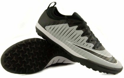 Szaro-czarne buty piłkarskie na orlik Nike Merculia Finale TF 831975-005