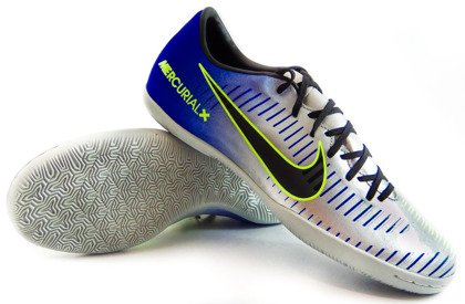 Szaro-niebieskie buty piłkarskie na halę Nike Mercurial Victory IC 921516-407