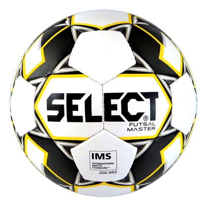 Szaro-żółta piłka nożna halowa Select Futsal Master IMS 2018 rozmiar 4