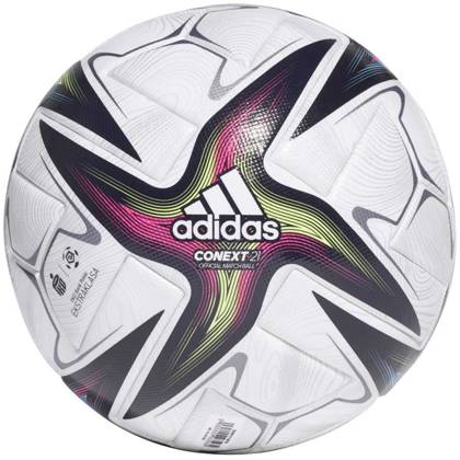 Wielokolorowa piłka nożna Adidas Conext 21 Ekstraklasa OMB FIFA GU1550 - rozmiar 5