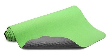 Zielona mata gimnastyczna do ćwiczeń fitness yoga Smj GB-S 1413