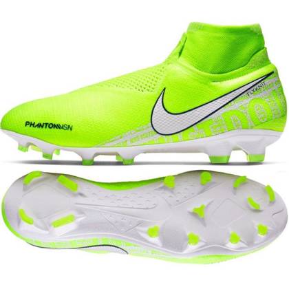 Zielone buty piłkarskie korki Nike Phantom Vision Elite DF FG AO3262-717