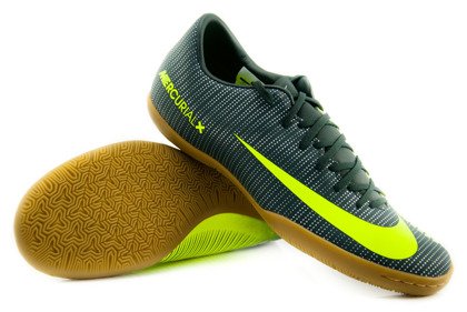 Zielone buty piłkarskie na halę Nike Mercurial Victory IC CR7 852526-376