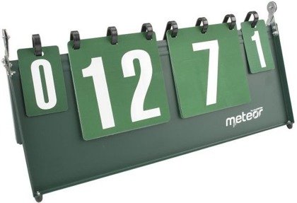 Zielone liczydło do gier tablica wyników Meteor nr. 1-30 Sety 1-7