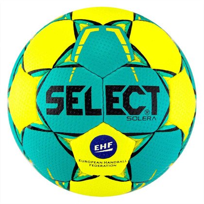 Zielono-żółta piłka do piłki ręcznej Select Solera - rozmiar 3