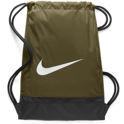 Zielony worek Nike Brasilia Gymsack BA5338-399