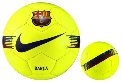 Żółta piłka nożna Nike FC Barcelona  SC3291-702 r4