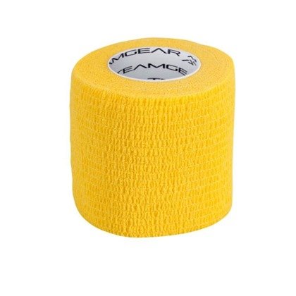 Żółta taśma szeroka do podtrzymywania getr i ochraniaczy Select Sock Wrap