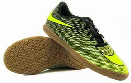 Żółte buty piłkarskie na halę Nike Bravatax IC 844441-070