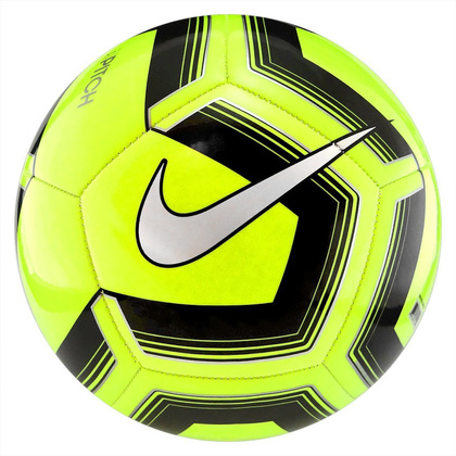 Żółto-czarna piłka nożna Nike Pitch Team SC3893-703 r4