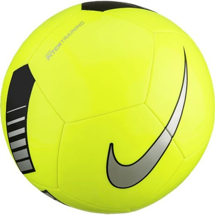 Żółto-czarna piłka nożna Nike Pitch Train SC3101-702 r5