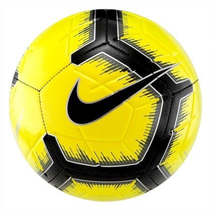 Żółto-czarna piłka nożna Nike Strike SC3310-731 r4