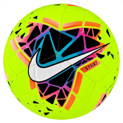 Żółto-czarna piłka nożna Nike Strike SC3639-702 r5