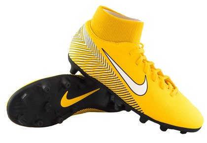 Żółto-czarne buty piłkarskie Nike Mercurial Superfly Club Neymar  MG AO9467-710