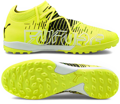 Żółto-czarne buty turfy Puma Future Z 3.1 TT 106387 01