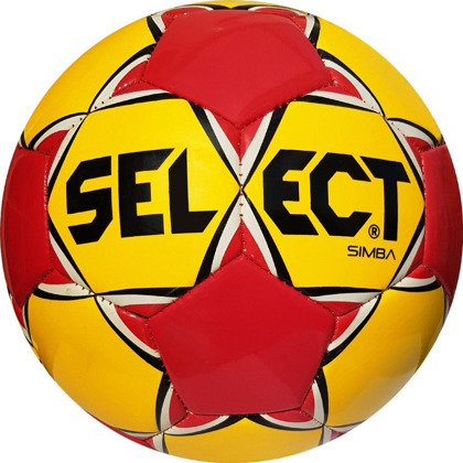 Żółto-czerwona piłka nożna Select Simba r4
