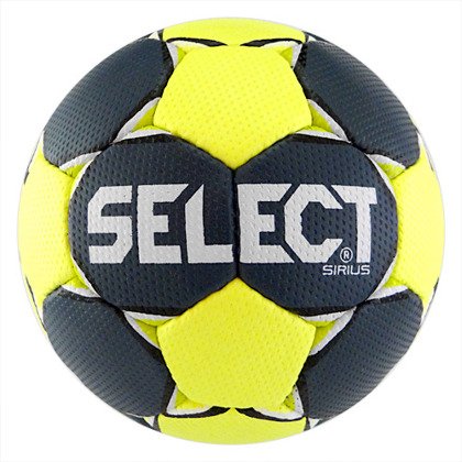 Żółto-granatowa piłka do piłki ręcznej Select Sirius r0