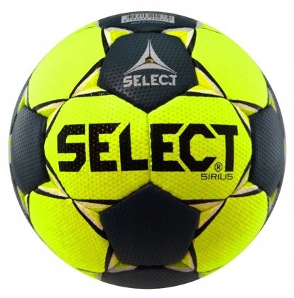 Żółto-granatowa piłka do piłki ręcznej Select Sirius r2