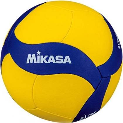 Żółto-niebieska piłka do siatkówki Mikasa V370W - rozmiar 5