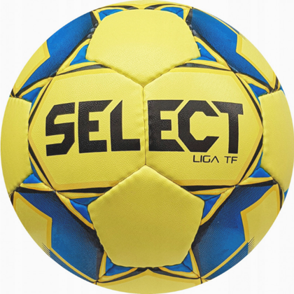 Zółto-niebieska piłka nożna orlikowa Select Liga TF 20 rozmiar 4